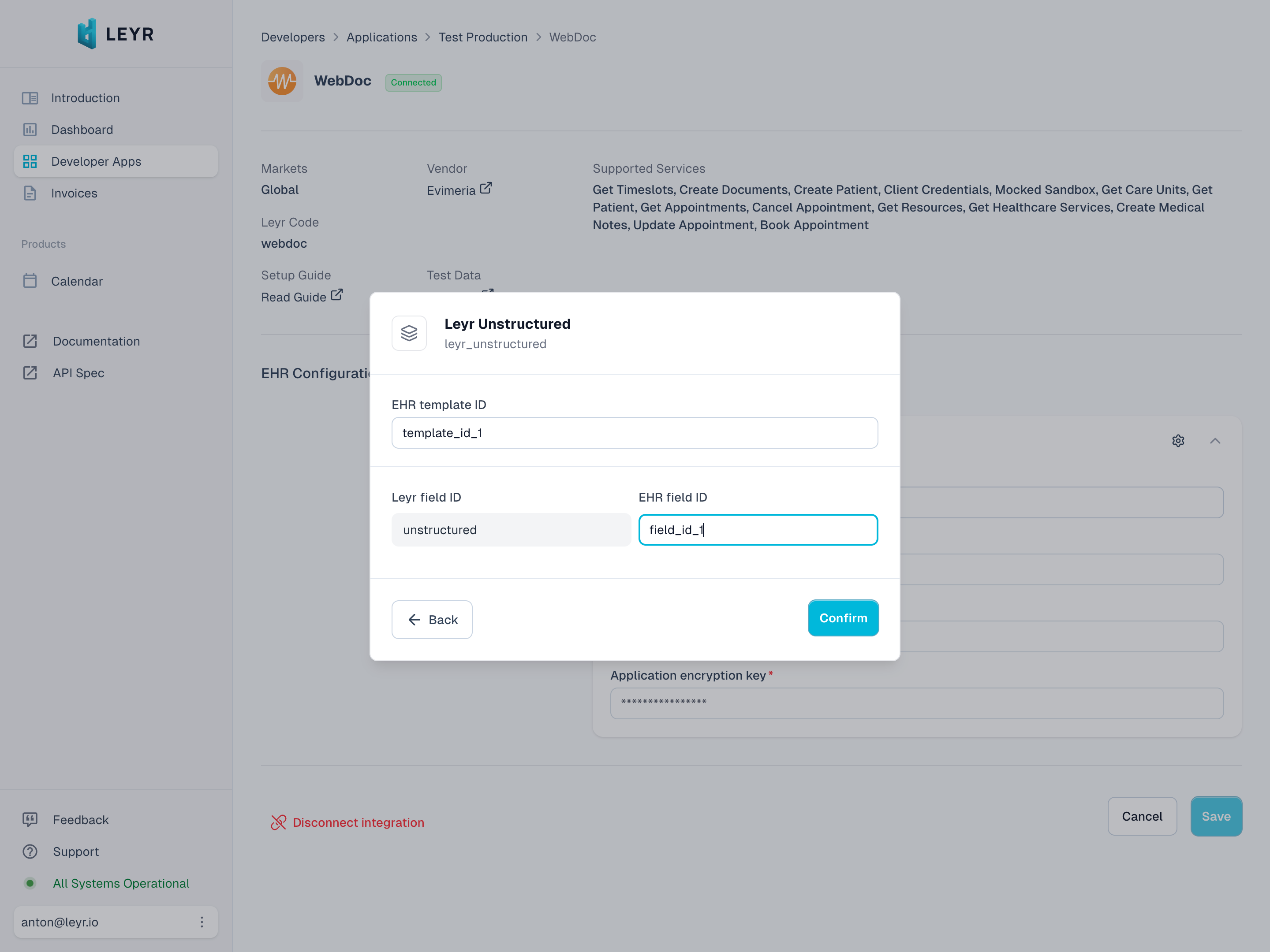 Configuring a single template